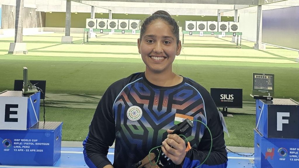 ISSF World Cup 2025 Lima: Simranpreet Kaur Brar Claims Silver, Manu Bhaker Finishes Fourth in 25m Pistol; India Secures Seven Medals