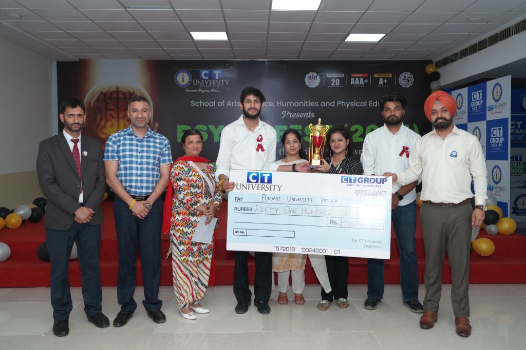 CT University’s Psychofest 2025: Punjabi University Shines with Stellar Performances