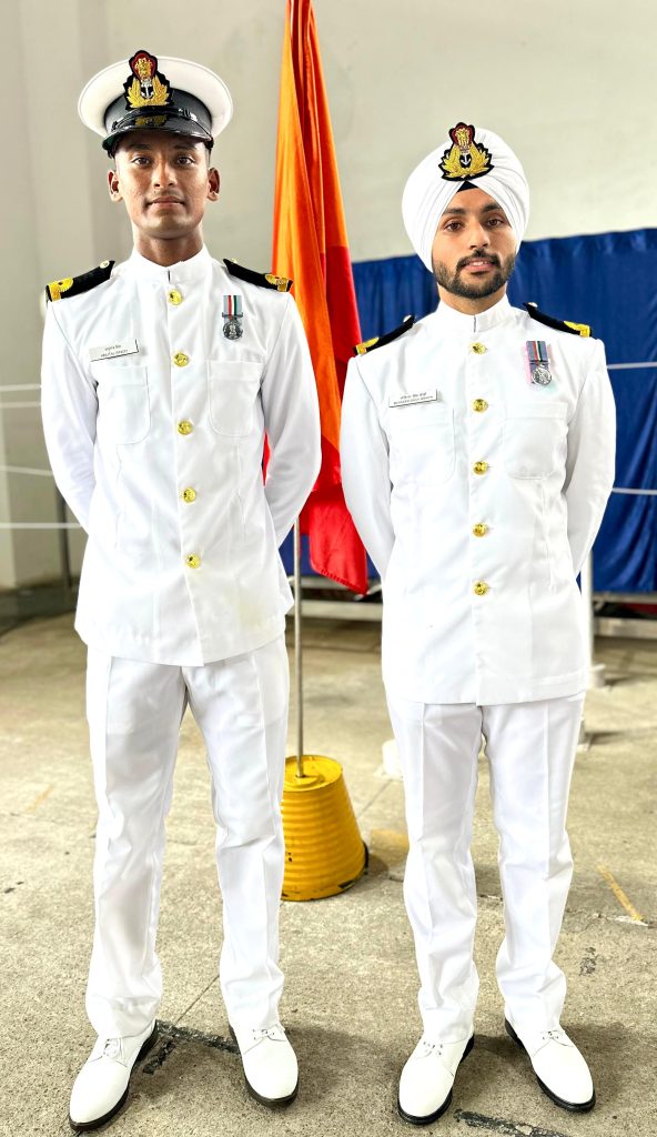 Sailing to Success: Two Mohali Boys from MRSAFPI Join Indian Navy as Officers