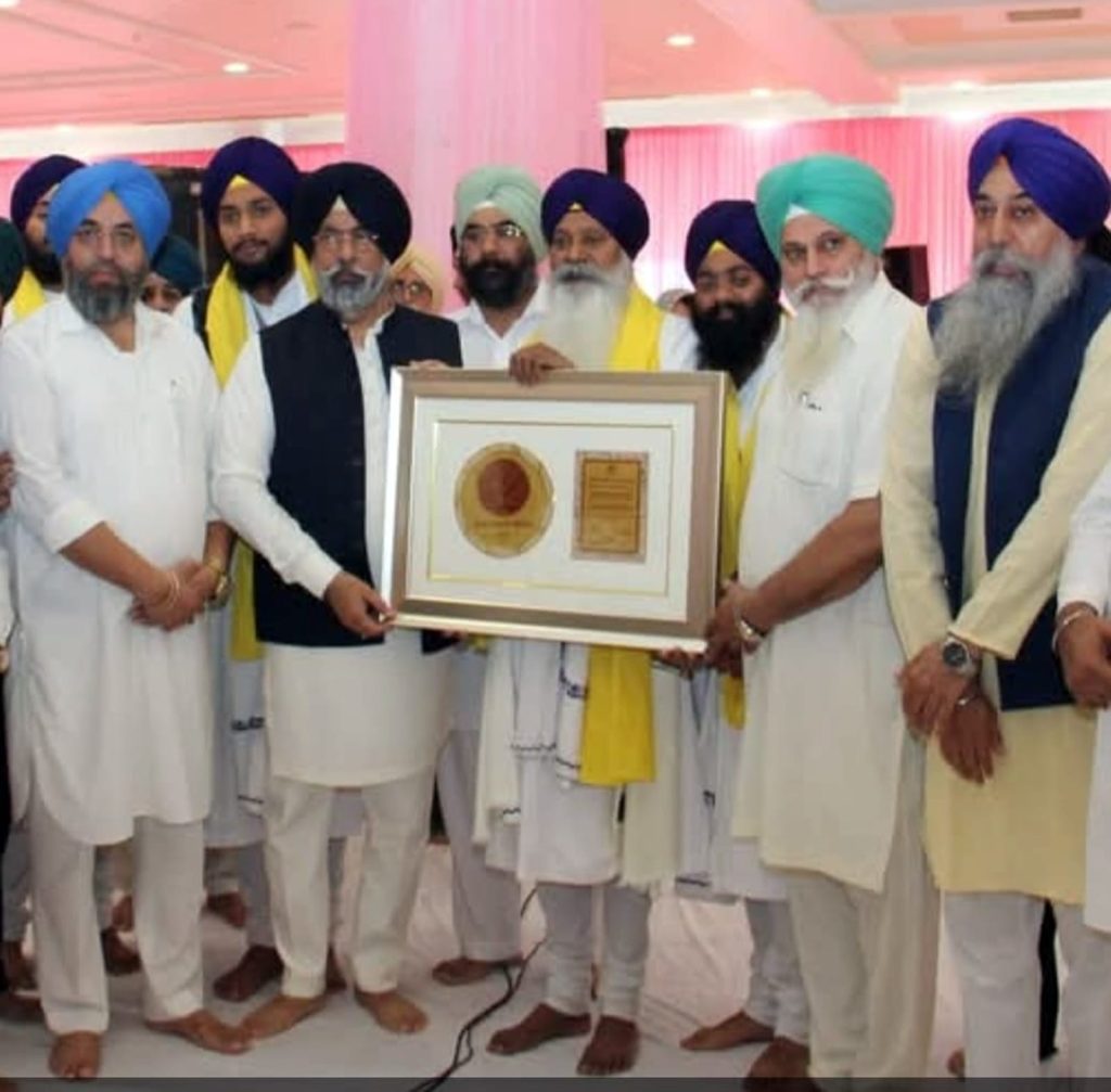 Bhai Gurmeet Singh ‘Shant’ Honored with “Shiromani Raagi Award” by DSGMC