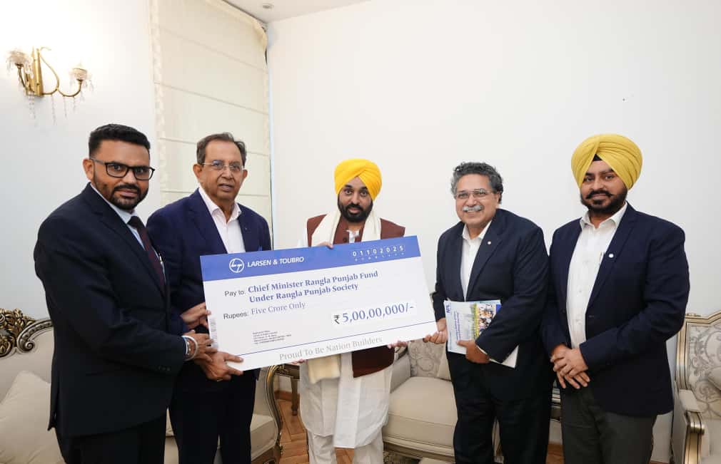 L&T’s Impact: A ₹5 Crore Gift for Punjab’s Flood Recovery
