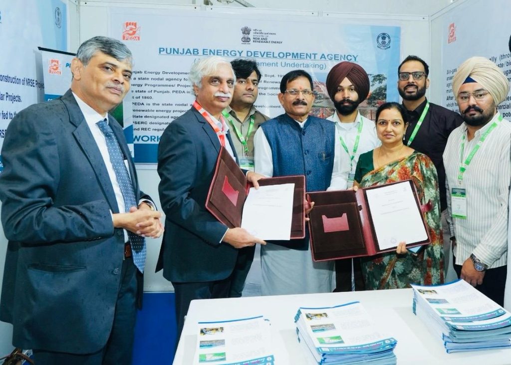 PEDA and IISc: Pioneering Green Hydrogen from Paddy Straw