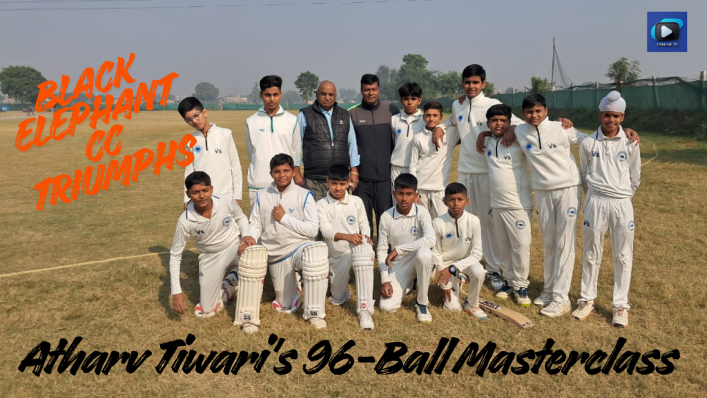 Black Elephant CC Triumphs: Atharv Tiwari’s 96-Ball Masterclass