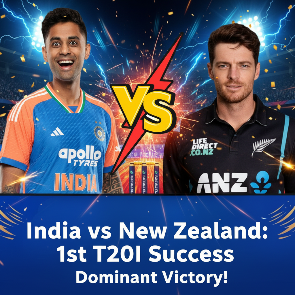 India vs New Zealand: Key Factors for 1st T20I Success