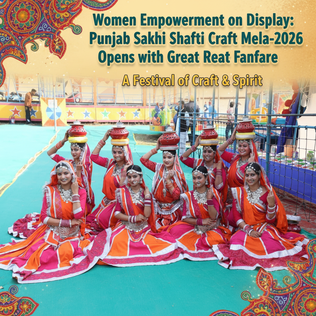 Women Empowerment on Display: Punjab Sakhi Shakti Craft Mela-2026 Opens with Great Fanfare