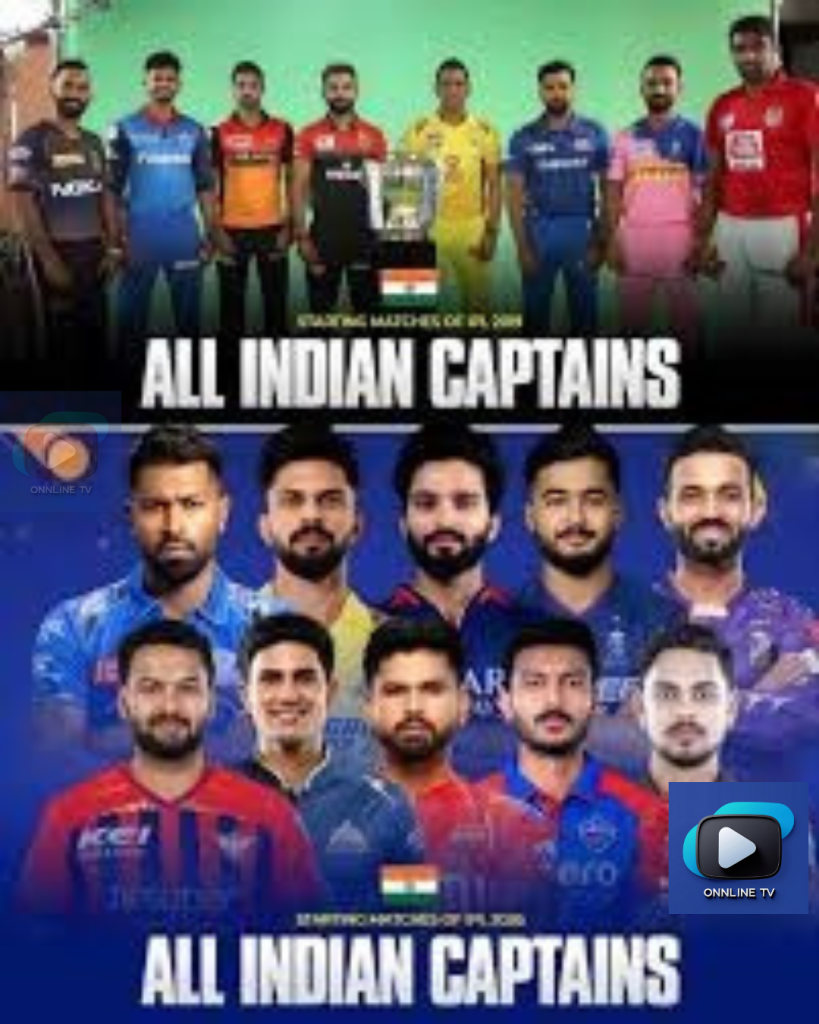 Historic IPL: All Captains Are Indians for the First Time