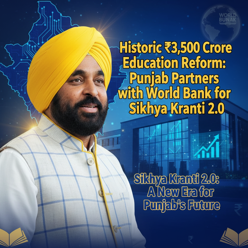 Historic ₹3,500 Crore Education Reform: Punjab Partners with World Bank for Sikhya Kranti 2.0