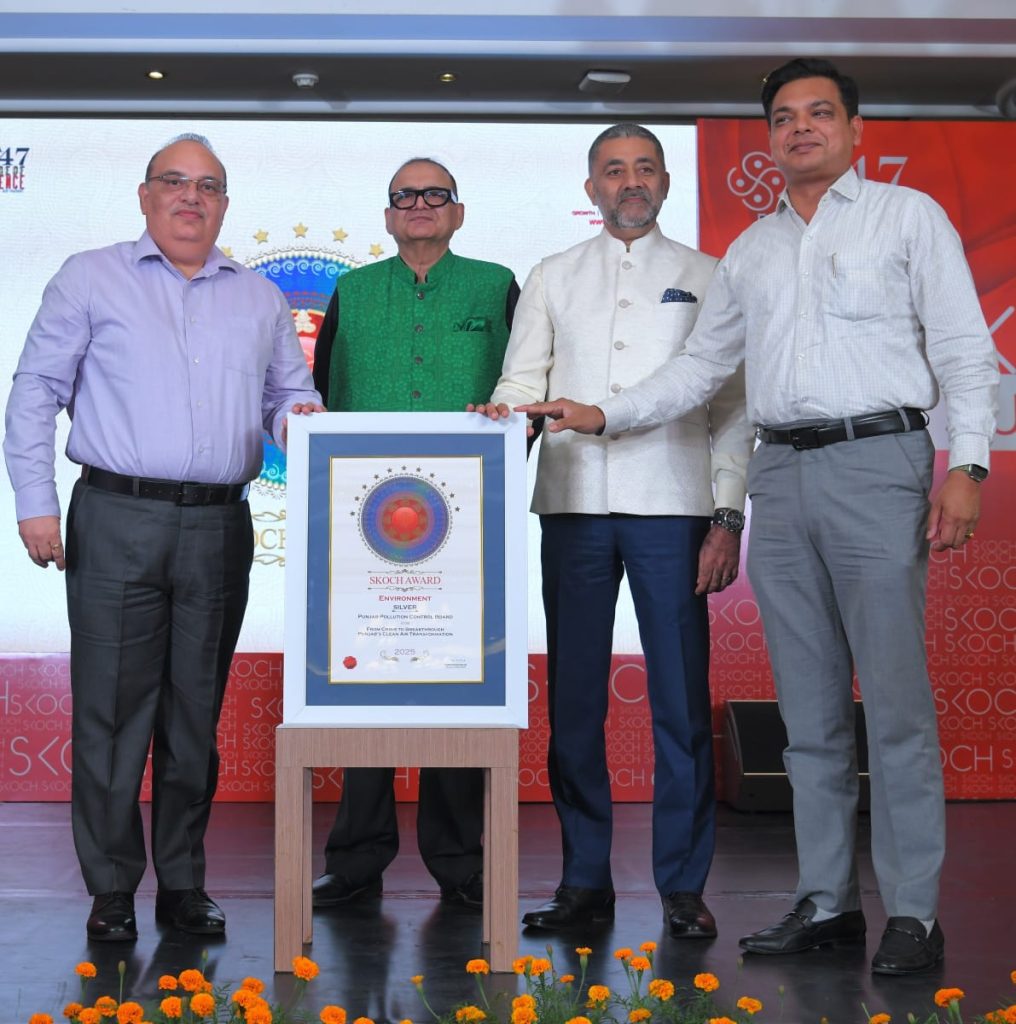 92% Drop in Stubble Burning! PPCB Wins SKOCH Silver Award 2025