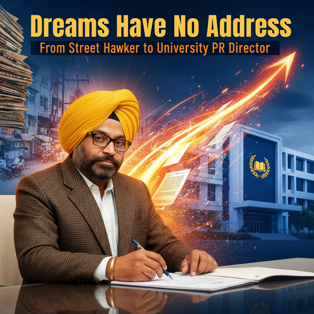 “Dreams Have No Address”: How a Newspaper Hawker Became Director Public Relations at Punjabi University