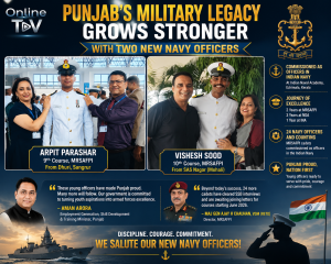 Punjab’s Military Legacy Grows Stronger with Two New Navy Officers