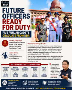 Future Officers Ready for Duty: Five Punjab Cadets Graduate from NDA