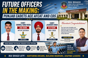 Future Officers in the Making: Punjab Cadets Ace AFCAT and CDS